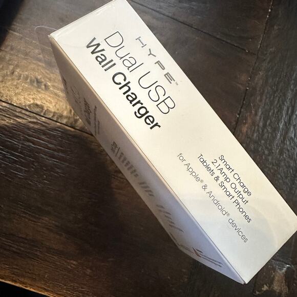Hype Dual USB Wall Charger 2.1A Smart Charge Adapter for Apple & Android Devices - Picture 4 of 4